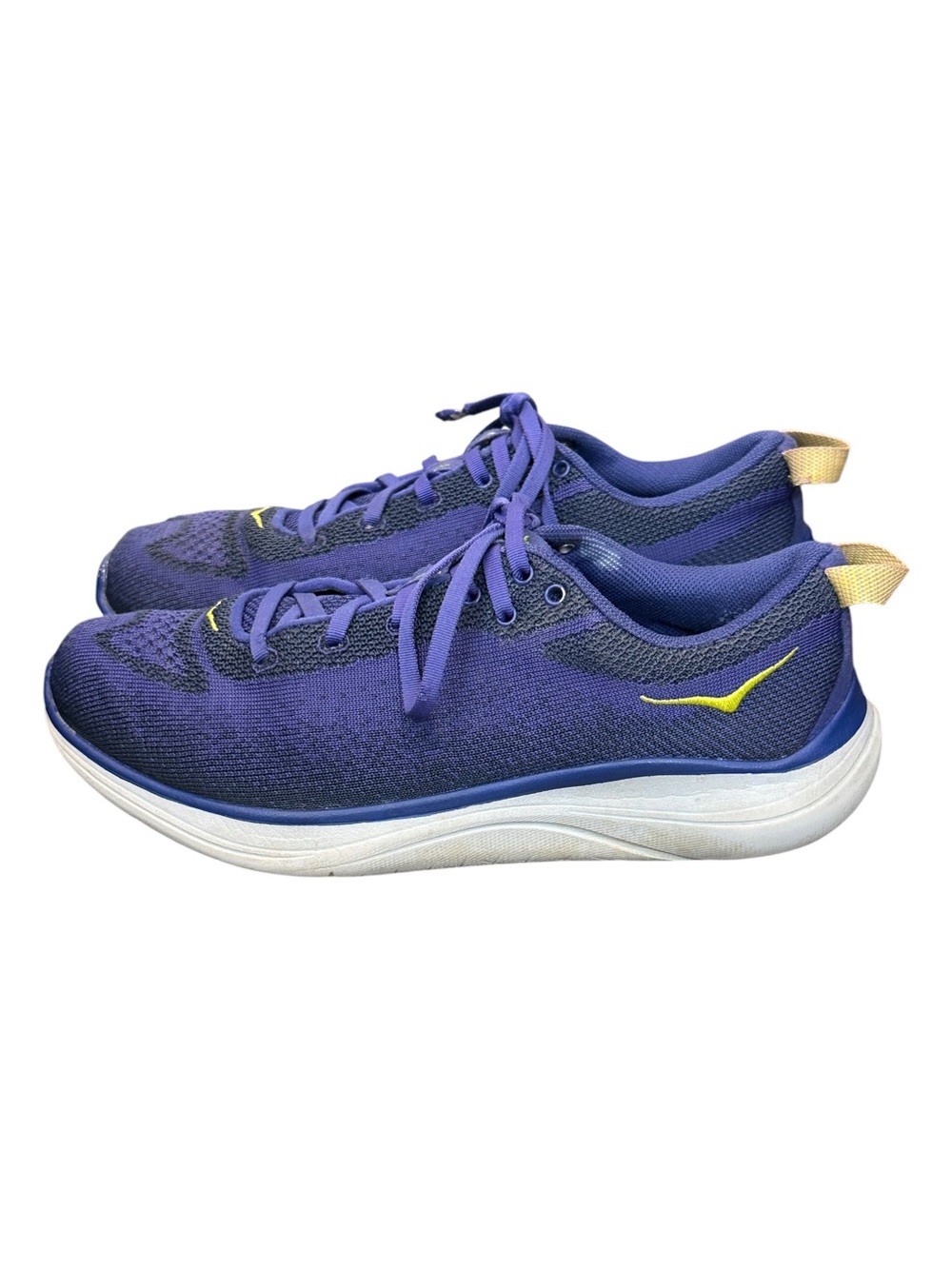 Hoka One One Hupana Flow Knit Athletic Running Shoes Clematis Purple/Indigo 7.5